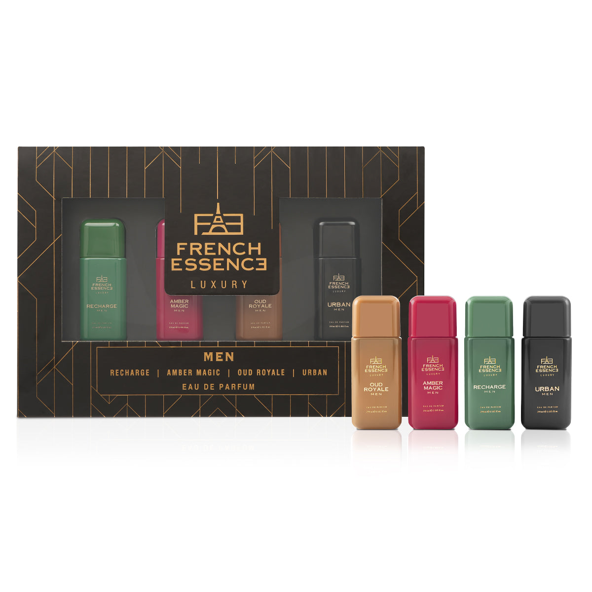 Luxury Agarwood, Spicy, Woody French Perfume Gift Set Men