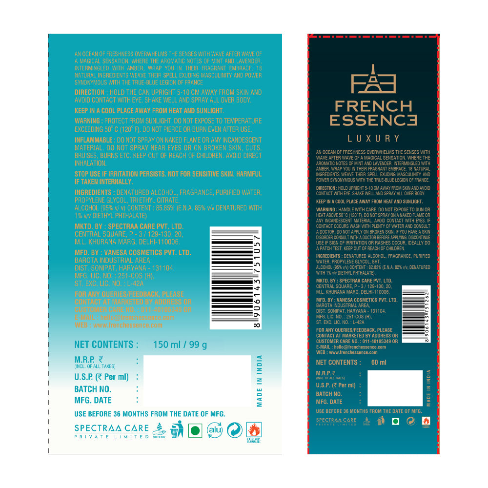 عبوة بلو للجنسين من العطر (60 مل) ومزيل العرق (120 مل)