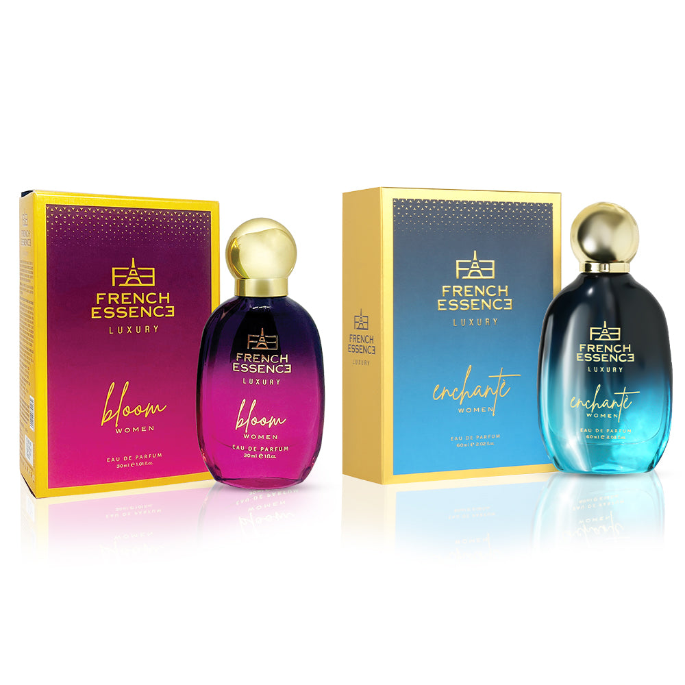 Bloom + Enchante (60ml+30ml) Women Luxury Perfume Combo (Pack of 2)