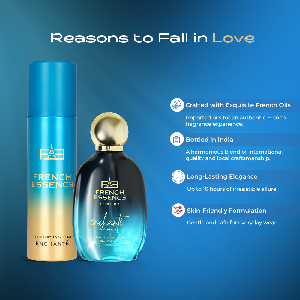 Enchante Women Perfume (60ml) & Deodorant (150ml) Combo Pack