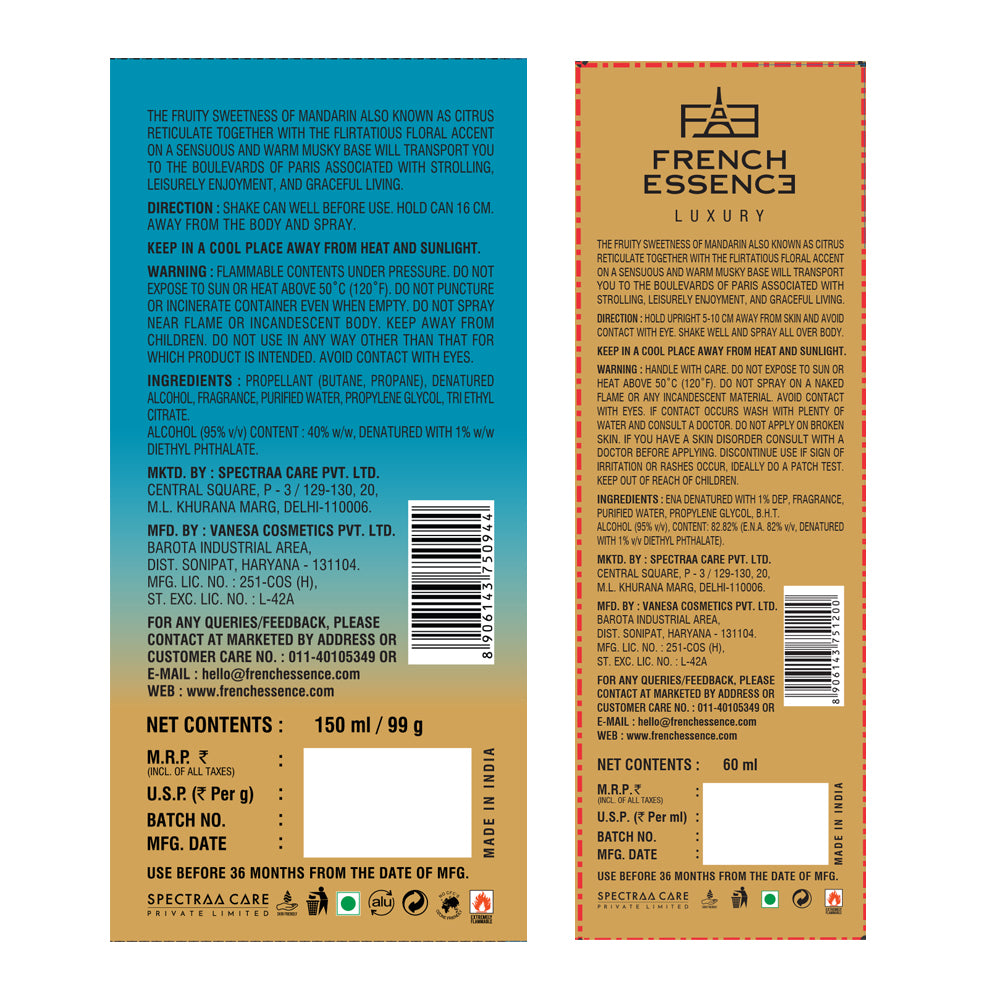 Enchante Women Perfume (60ml) & Deodorant (150ml) Combo Pack (Copy)