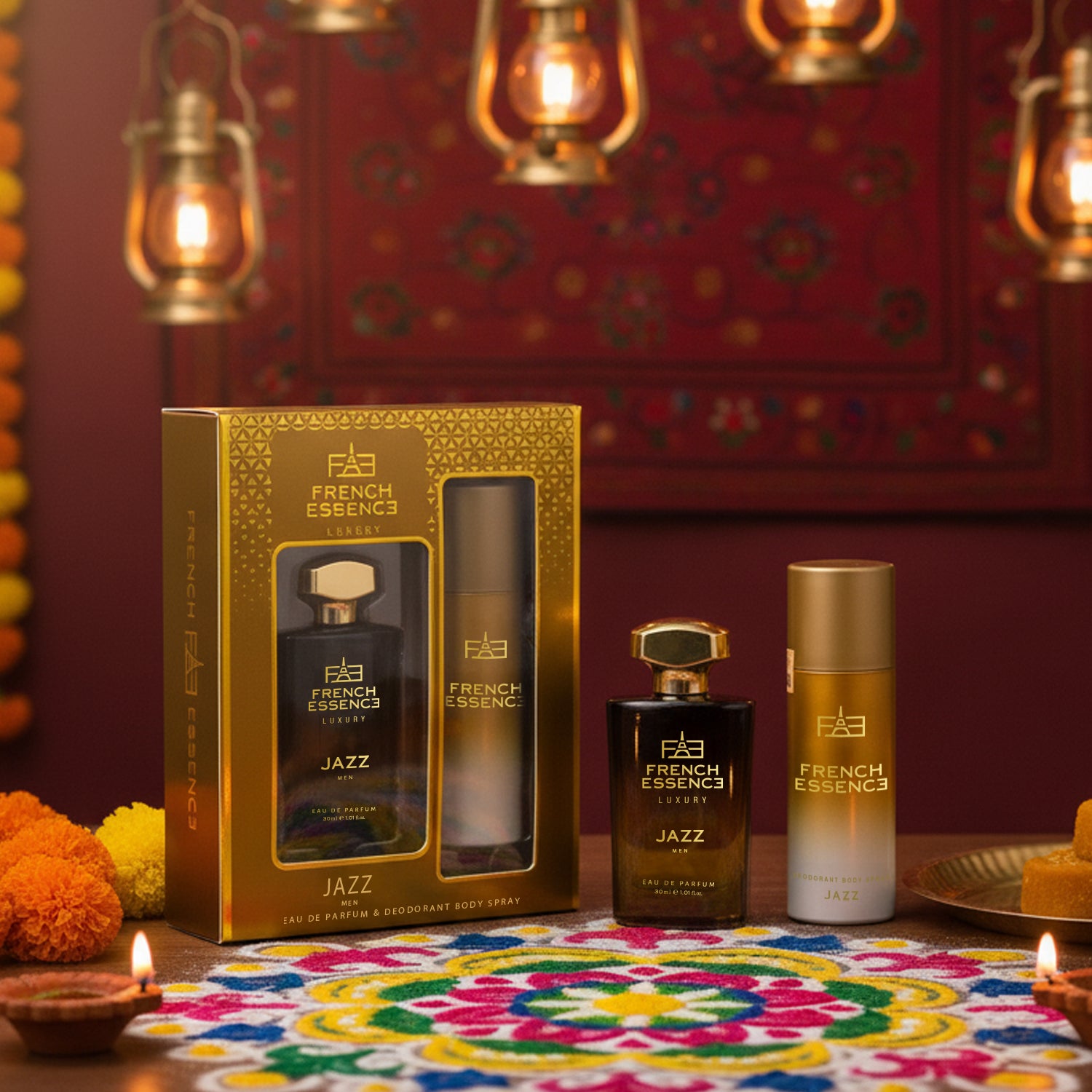 Shop Online French Essence Jazz Men Perfume Deodorant Combo Pack