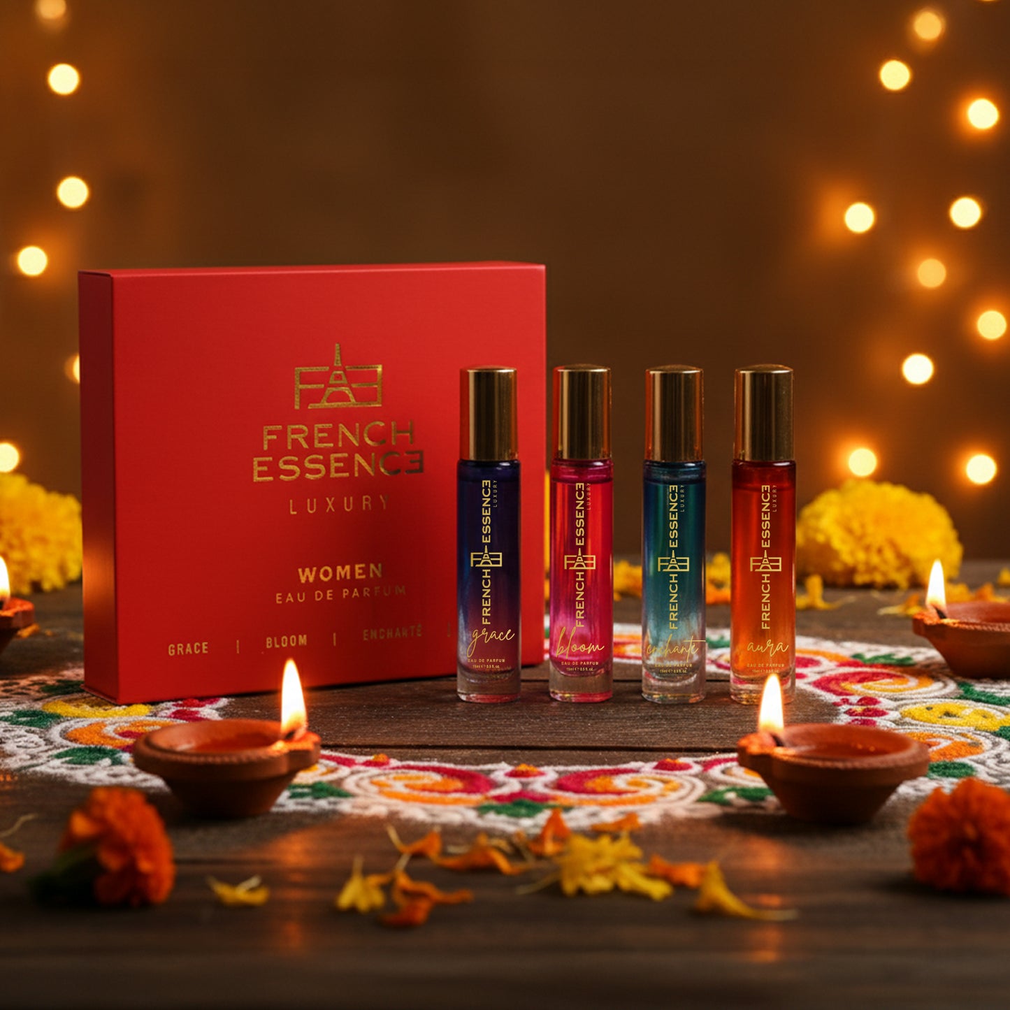 Luxury Perfume Gift Set For Women - 4 x 15mls