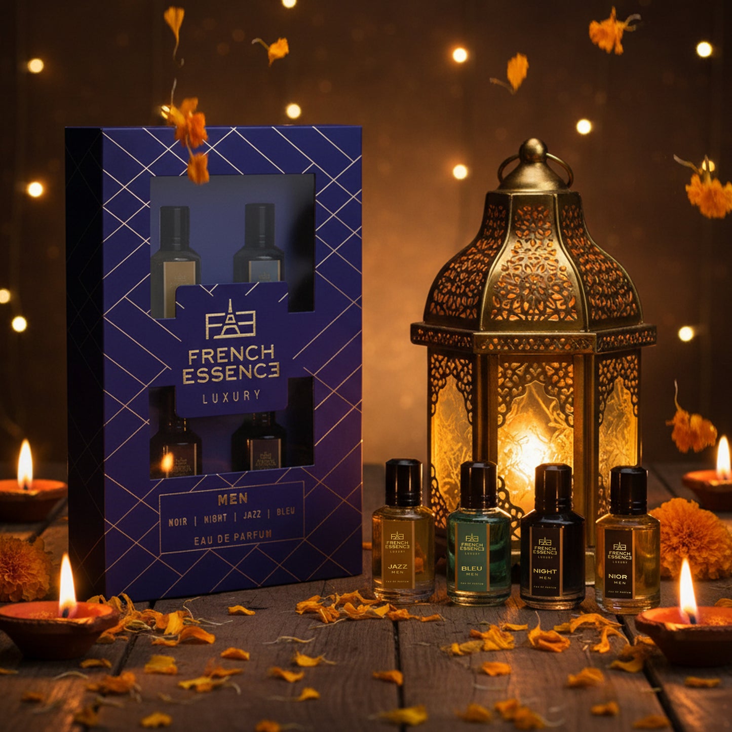 Men's Luxury Perfume Gift Set - 4 x 25mls