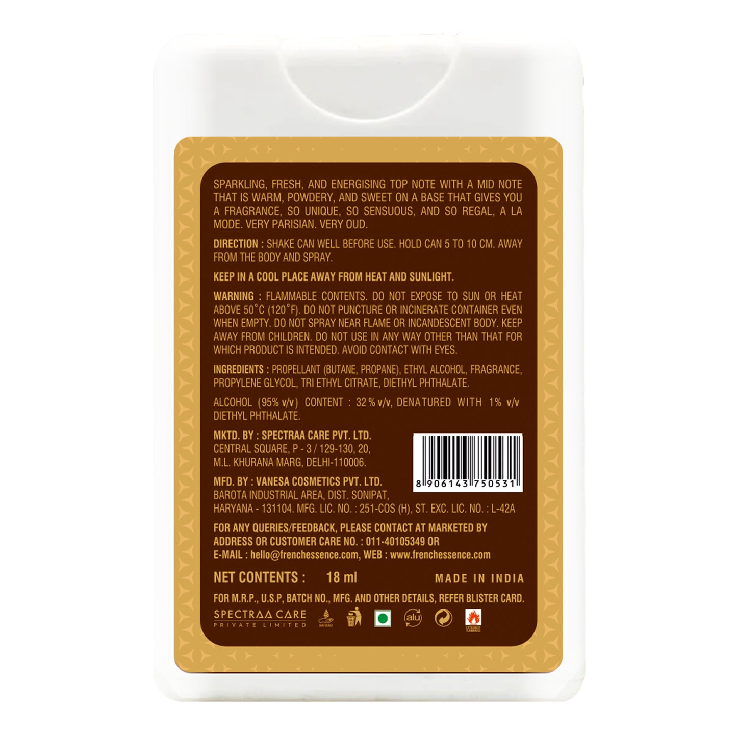 Oud Pocket Perfume - 18ML