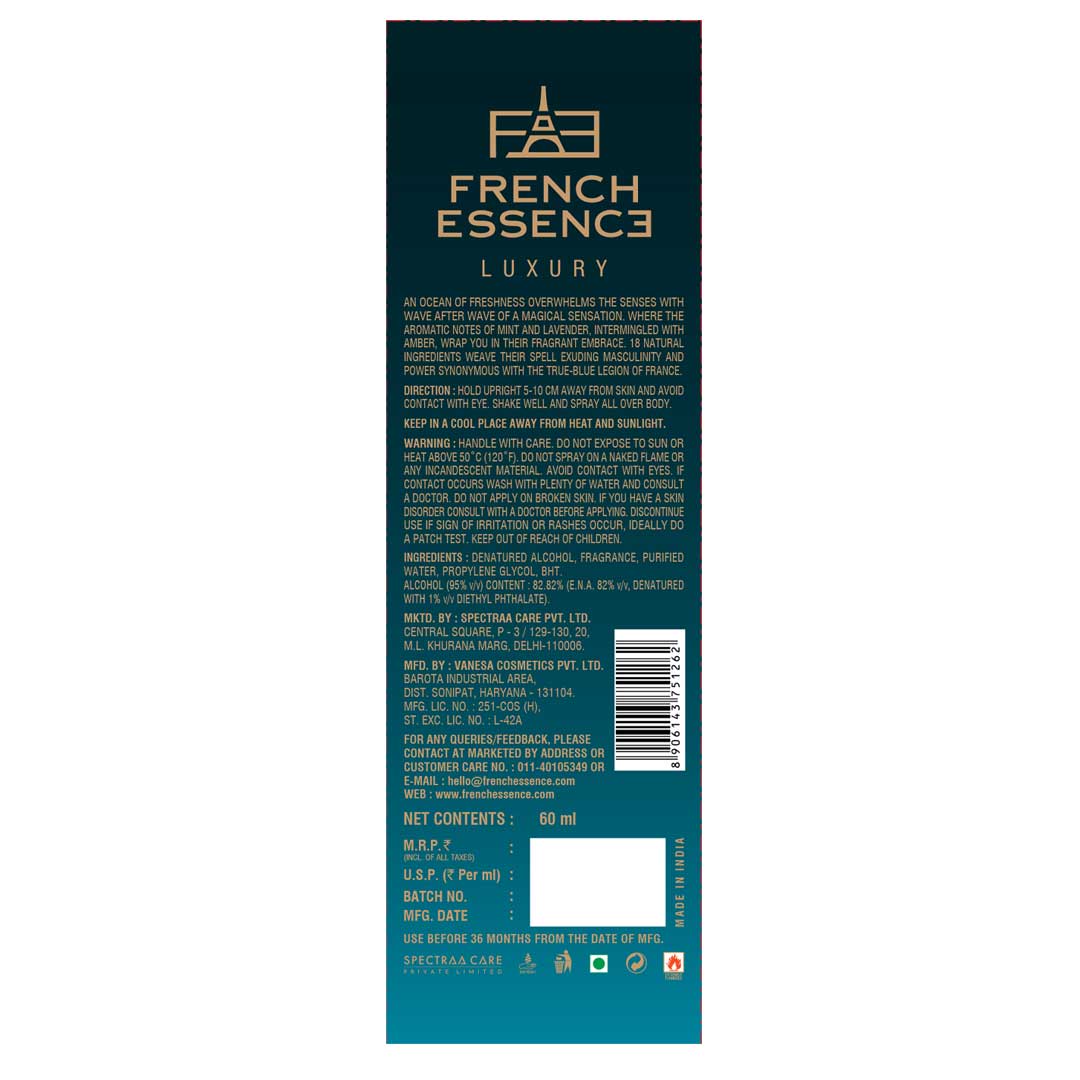 Bleu Men Luxury Perfume - 60ml