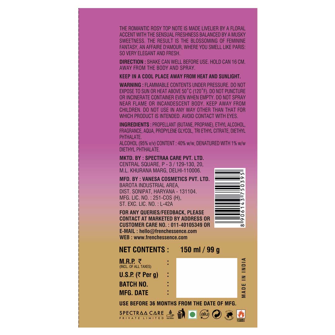Bloom Women Deodorant Body Spray - 150ml