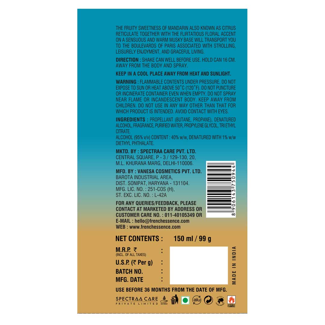 Enchante Women Deodorant Body Spray - 150ml