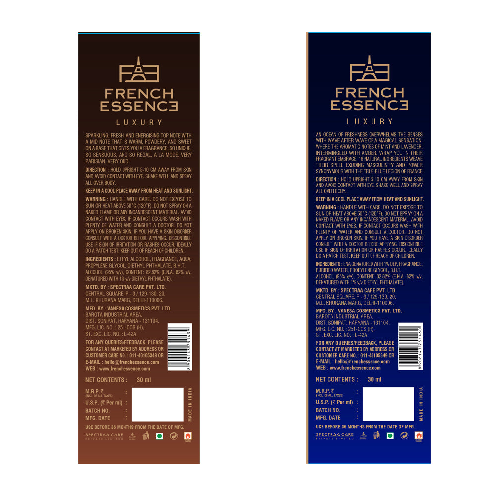 Oud & Triumph Men's Perfume Combo Pack 30ml+30ml (Pack of 2)