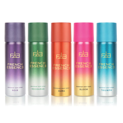MINI Unisex Deodorant Combi Pack | 50ML Each (Pack of 5)
