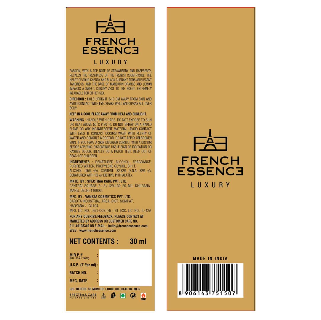 Passion Women Luxury Perfume - 30ml