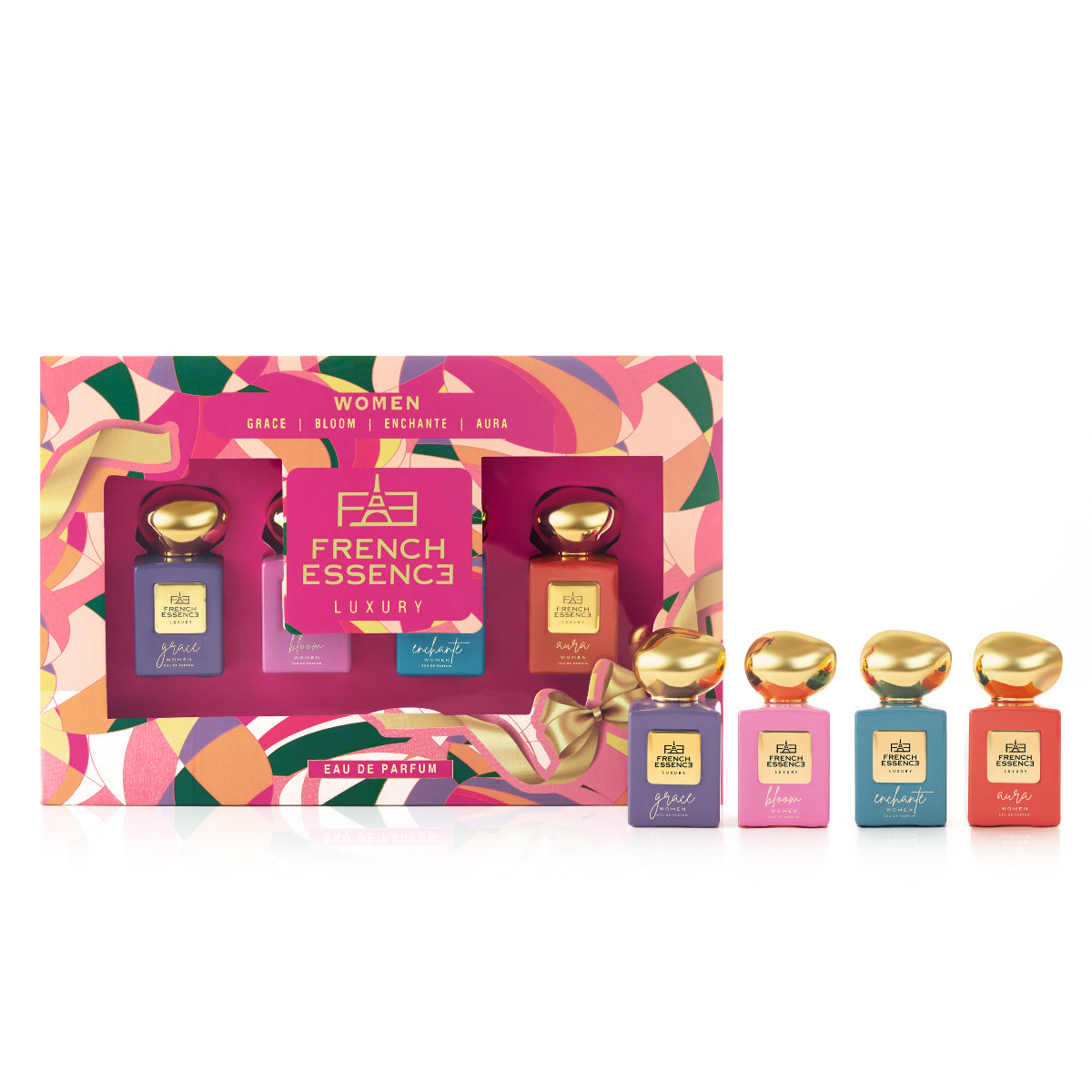 Luxury French Perfume Fresh Rose, Citrusy LemonGift Set Women