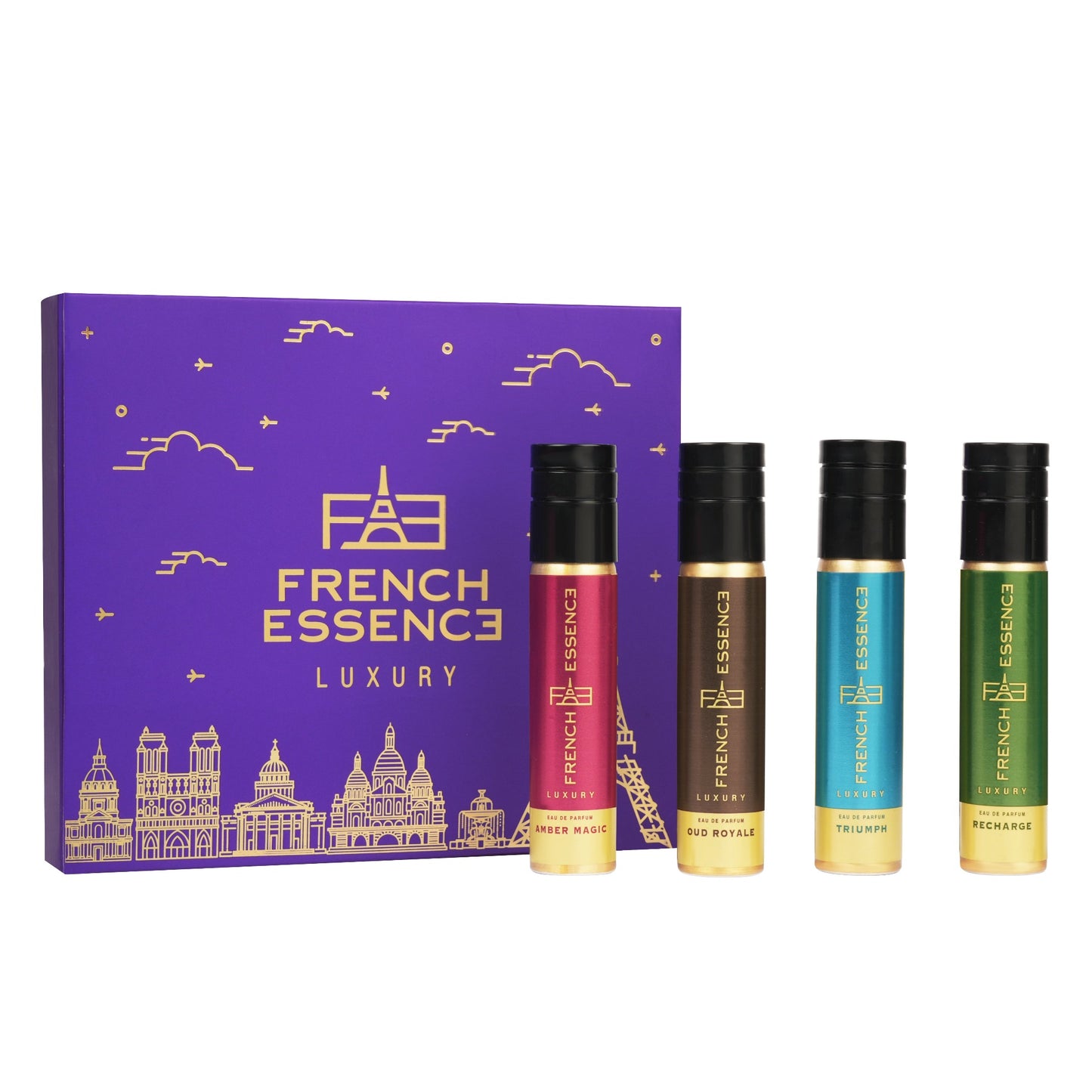 Luxury Eau De Parfum Blackberry, Saffron Gift Set Men