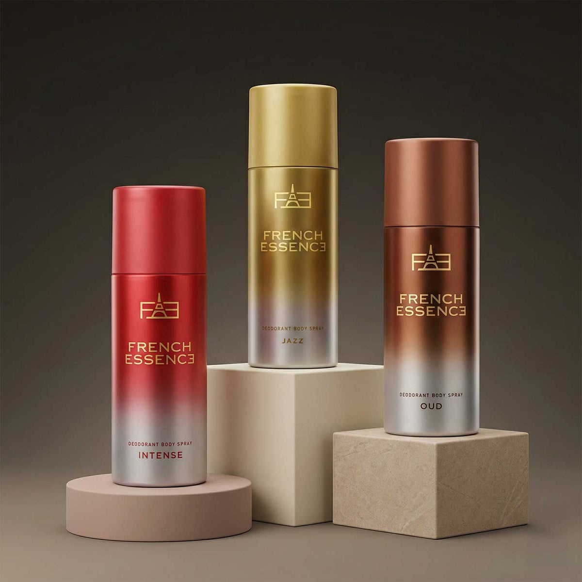 Buy Luxury Unisex Body Parfum Deo Spray Gift Set, Pack Of 3 x 450 ml ...