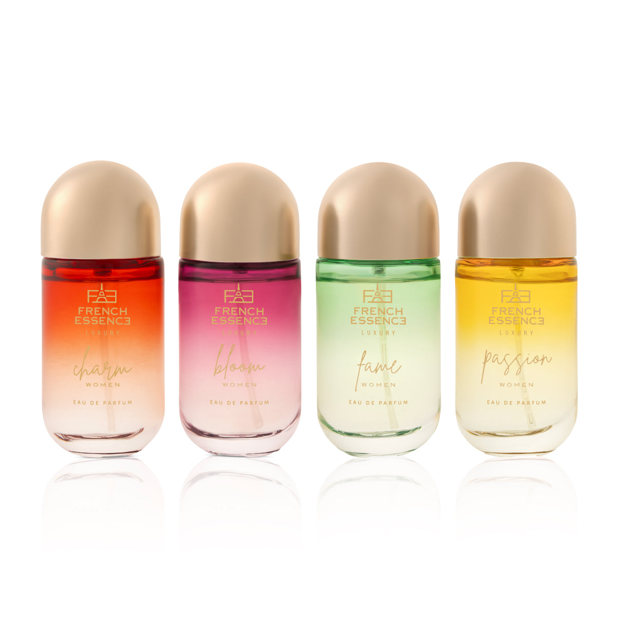 Women's Luxury Citrus, Rose & Geranium French Perfumes Gift Set