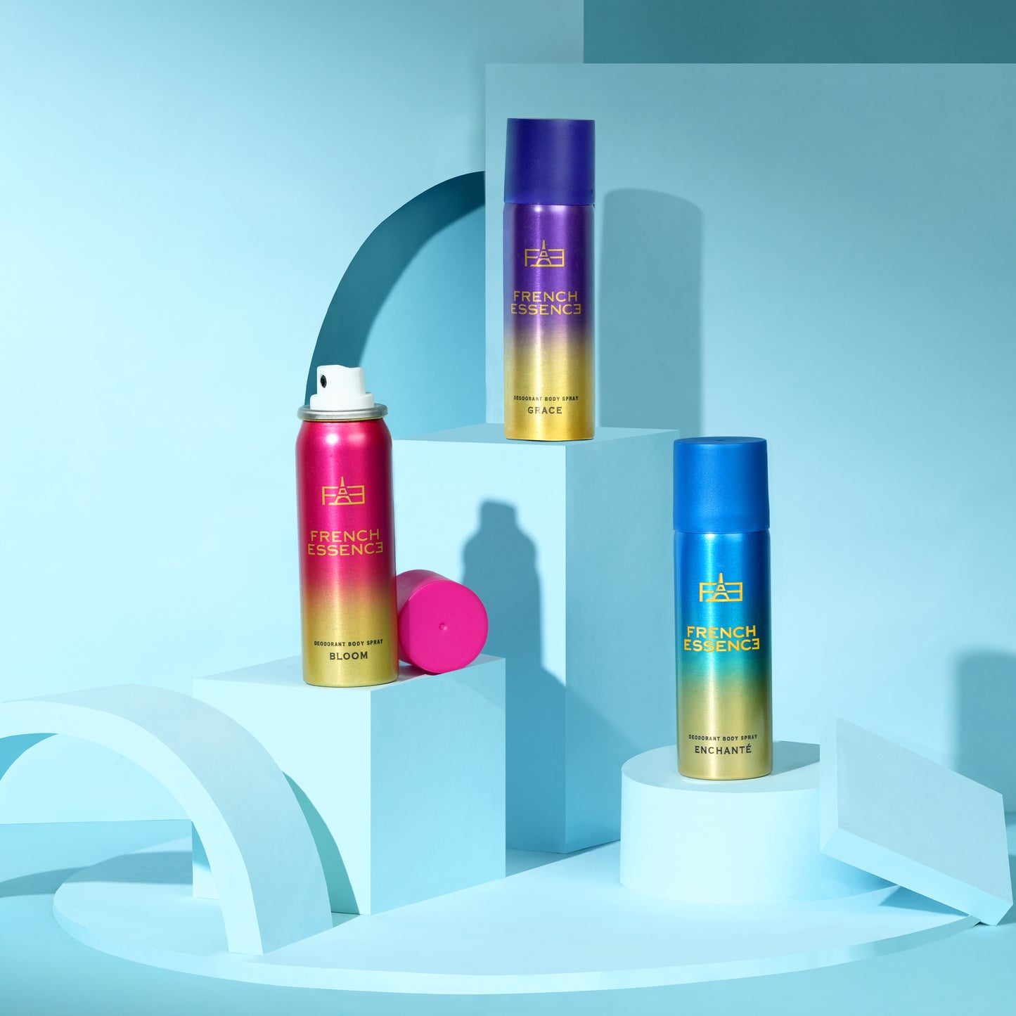 Women MINI Deodorant Body Spray Combo Pack 50ML Each (Pack of 3)