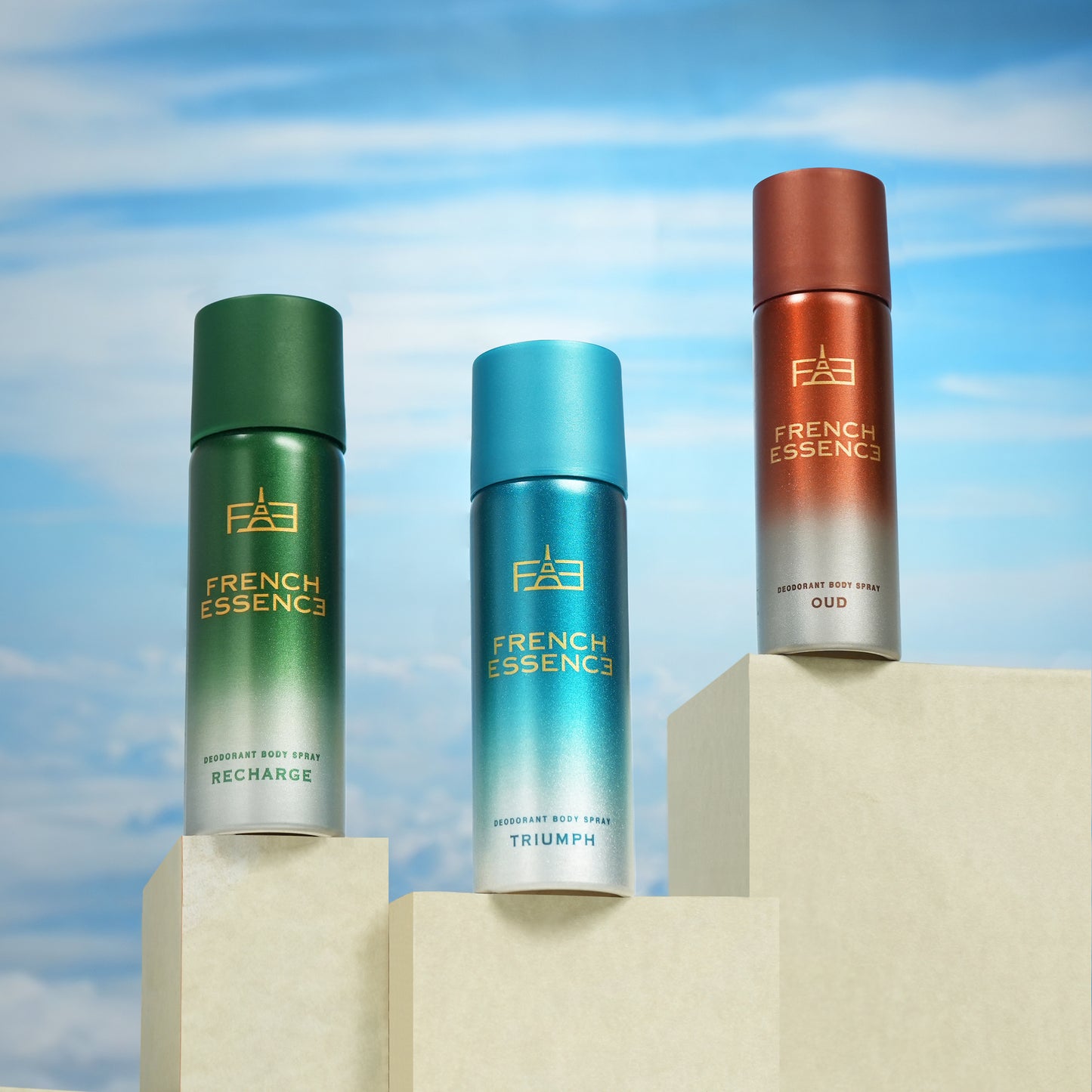 Unisex MINI Deodorant Body Spray Combo Pack 50ML Each (Pack of 3)