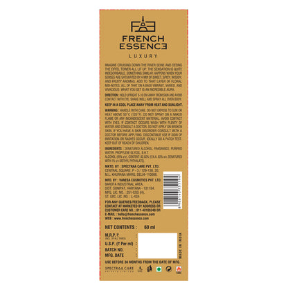 Aura Woman Luxury Perfume - 60ml