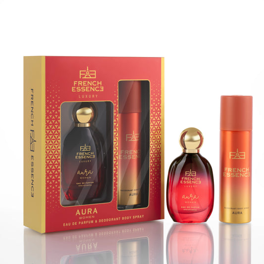 Aura Women Perfume (60ml) & Deodorant (150ml) Combo Pack
