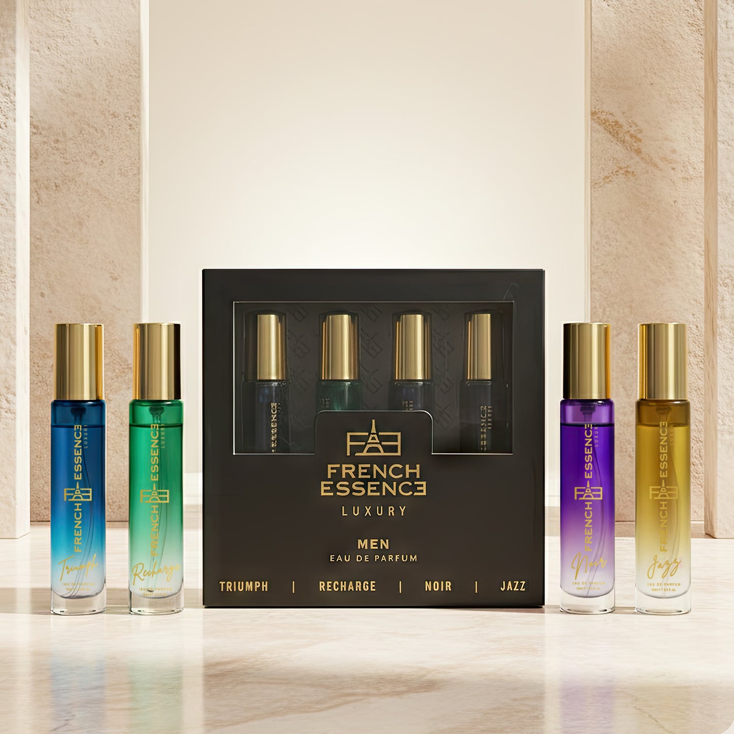 Luxury Perfume Gift Set For Men - 4 x 15mls