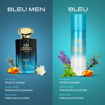 Bleu Unisex Perfume (60ml) & Deodorant (120ml) Combo Pack