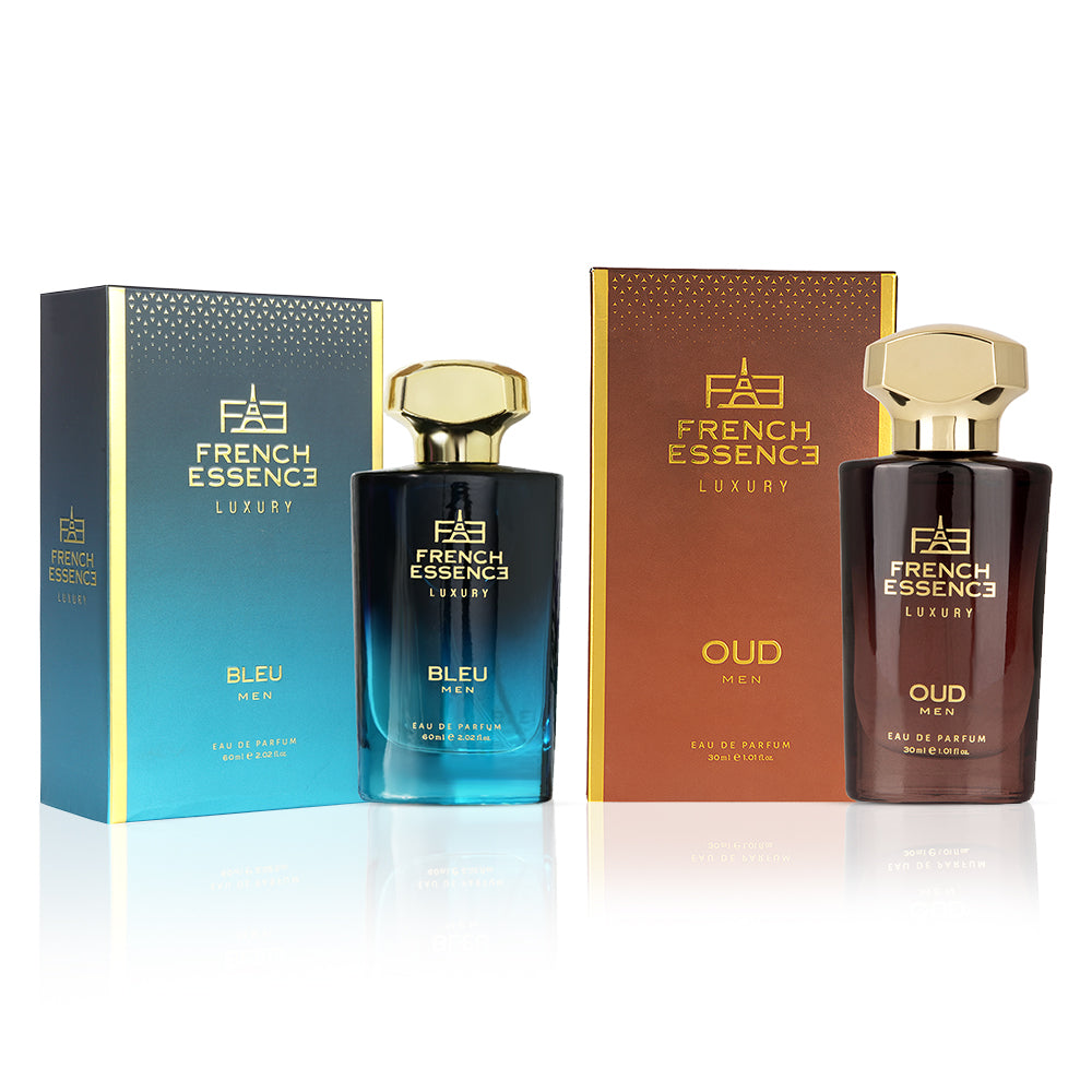 Oud + Bleu (60ml+30ml) Men Premium Perfume Combo (Pack of 2)