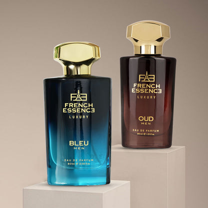 Oud + Bleu (60ml+30ml) Men Premium Perfume Combo (Pack of 2)
