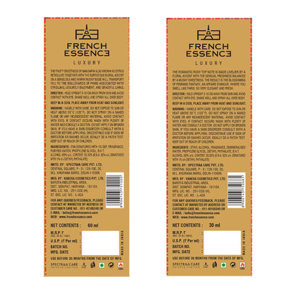 Bloom + Enchante (60ml+30ml) Women Luxury Perfume Combo (Pack of 2)