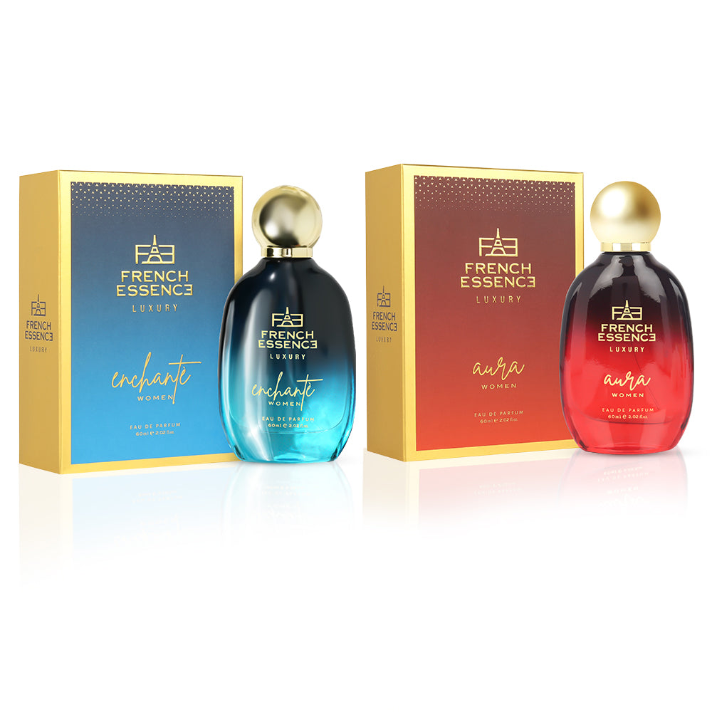 Women's Luxury Perfume Combo Pack 60ml+60ml (Pack of 2)