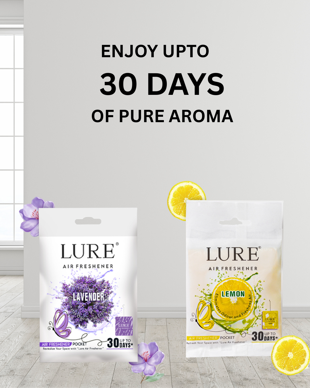 Lure Air Freshner Lemon & Lavender (Pack of 2)