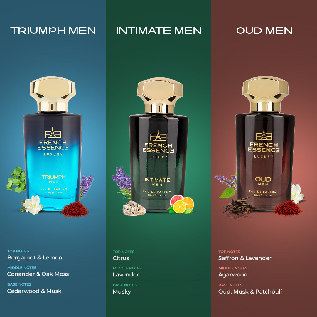 Men Luxury Perfume Combo Pack 30ML Each (Pack of 3)