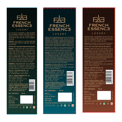 Men Luxury Perfume Combo Pack 30ML Each (Pack of 3)