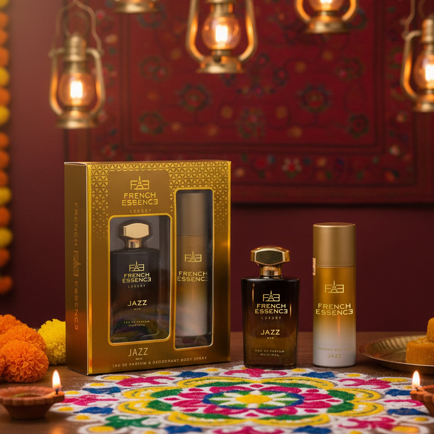 Jazz Men Perfume (60ml) & Deodorant (150ml) Combo Pack