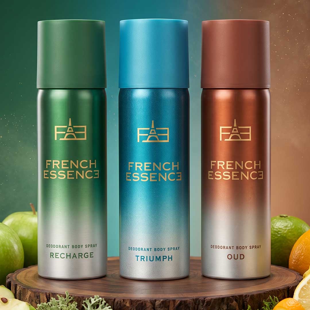 Unisex MINI Deodorant Body Spray Combo Pack 50ML Each (Pack of 3)
