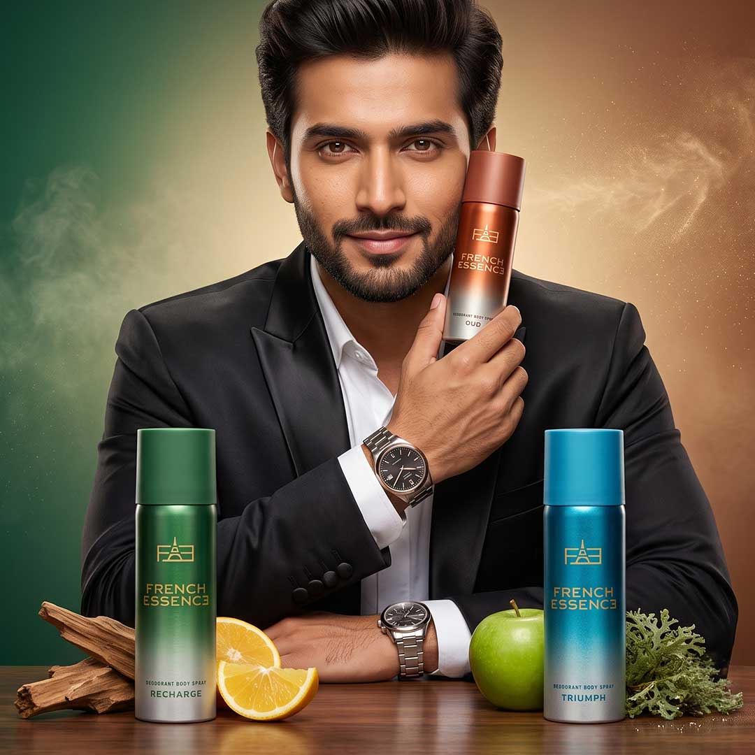 Unisex MINI Deodorant Body Spray Combo Pack 50ML Each (Pack of 3)