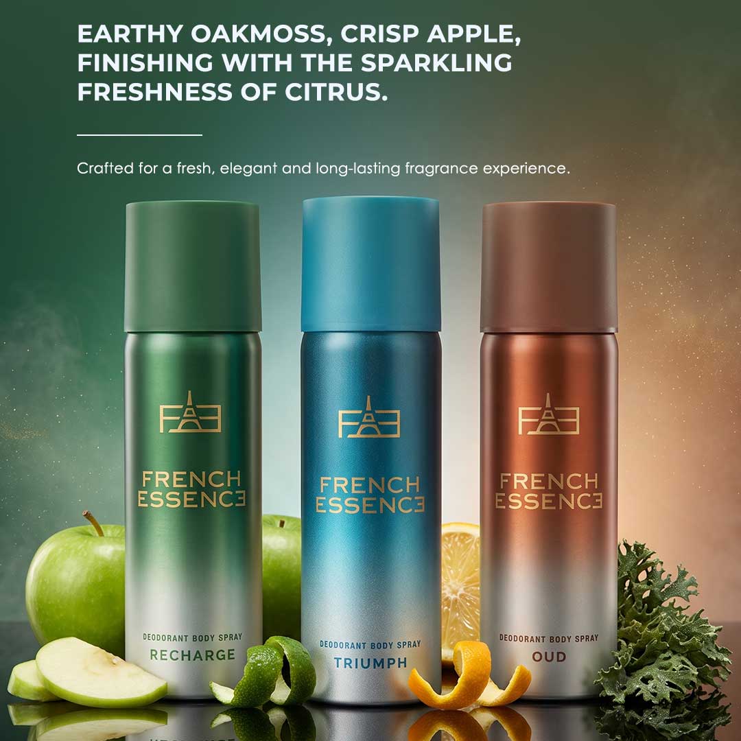 Unisex MINI Deodorant Body Spray Combo Pack 50ML Each (Pack of 3)