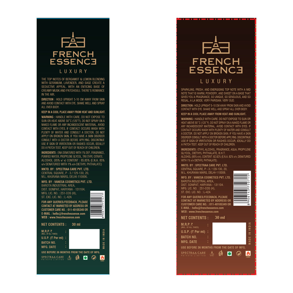 Oud & Intimate Perfume Combo Pack 30ml+30ml (Pack of 2)