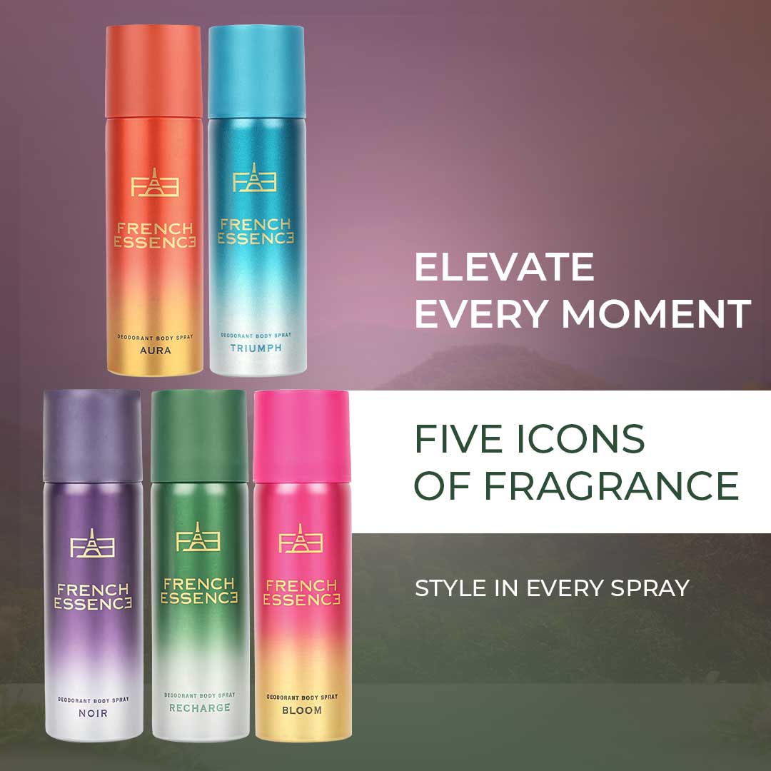MINI Unisex Deodorant Combo Pack | 50ML Each (Pack of 5)