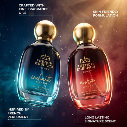 Women's Luxury Perfume Combo Pack 60ml+60ml (Pack of 2)