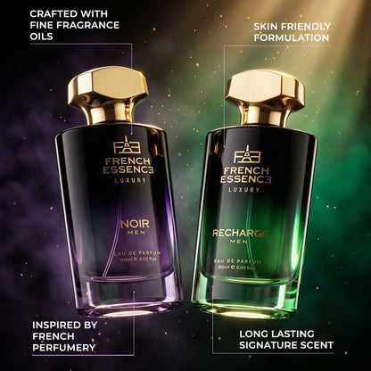 Men's Luxury Perfume Combo Pack 60ml+60ml (Pack of 2)