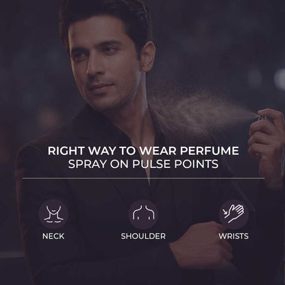 Men's Luxury Perfume Combo Pack 60ml+60ml (Pack of 2)
