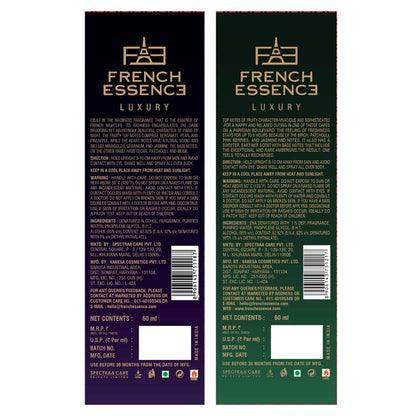 Men's Luxury Perfume Combo Pack 60ml+60ml (Pack of 2)