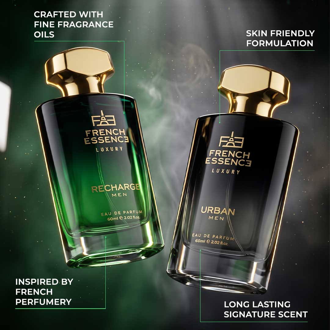 Recharge & Urban Perfume Combo Pack 60ml+60ml (Pack of 2)