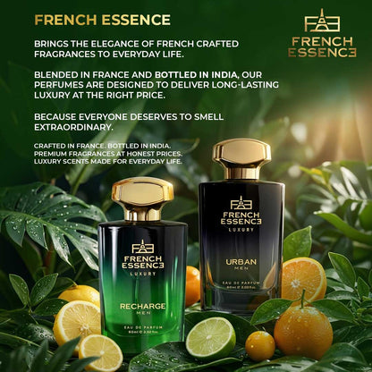 Recharge & Urban Perfume Combo Pack 60ml+60ml (Pack of 2)