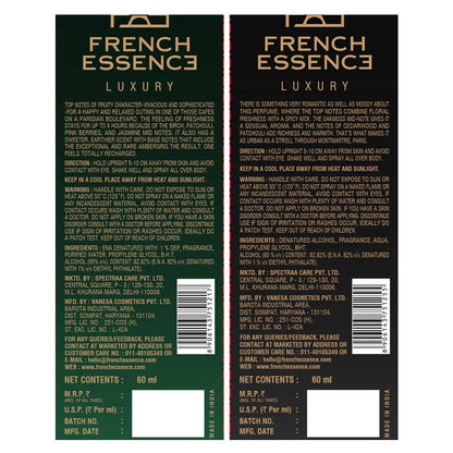 Recharge & Urban Perfume Combo Pack 60ml+60ml (Pack of 2)