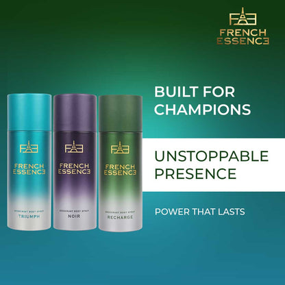 Men Deodorant Body Spray Combo Pack 150ML Each (Pack of 3)
