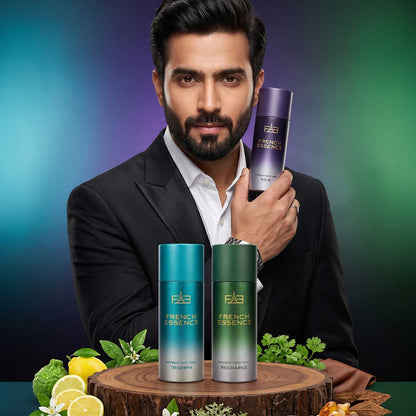 Men Deodorant Body Spray Combo Pack 150ML Each (Pack of 3)