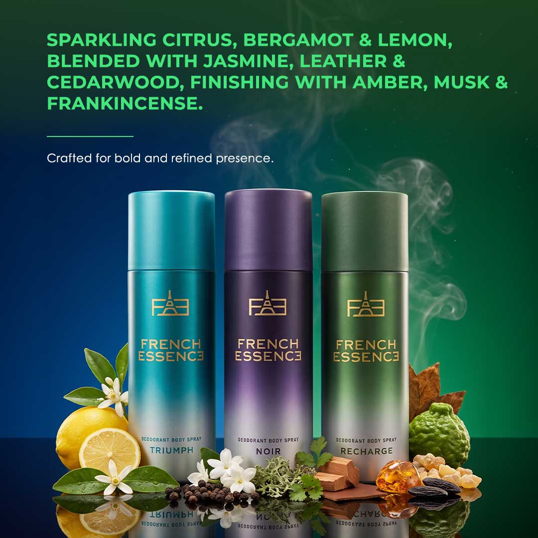 Men Deodorant Body Spray Combo Pack 150ML Each (Pack of 3)