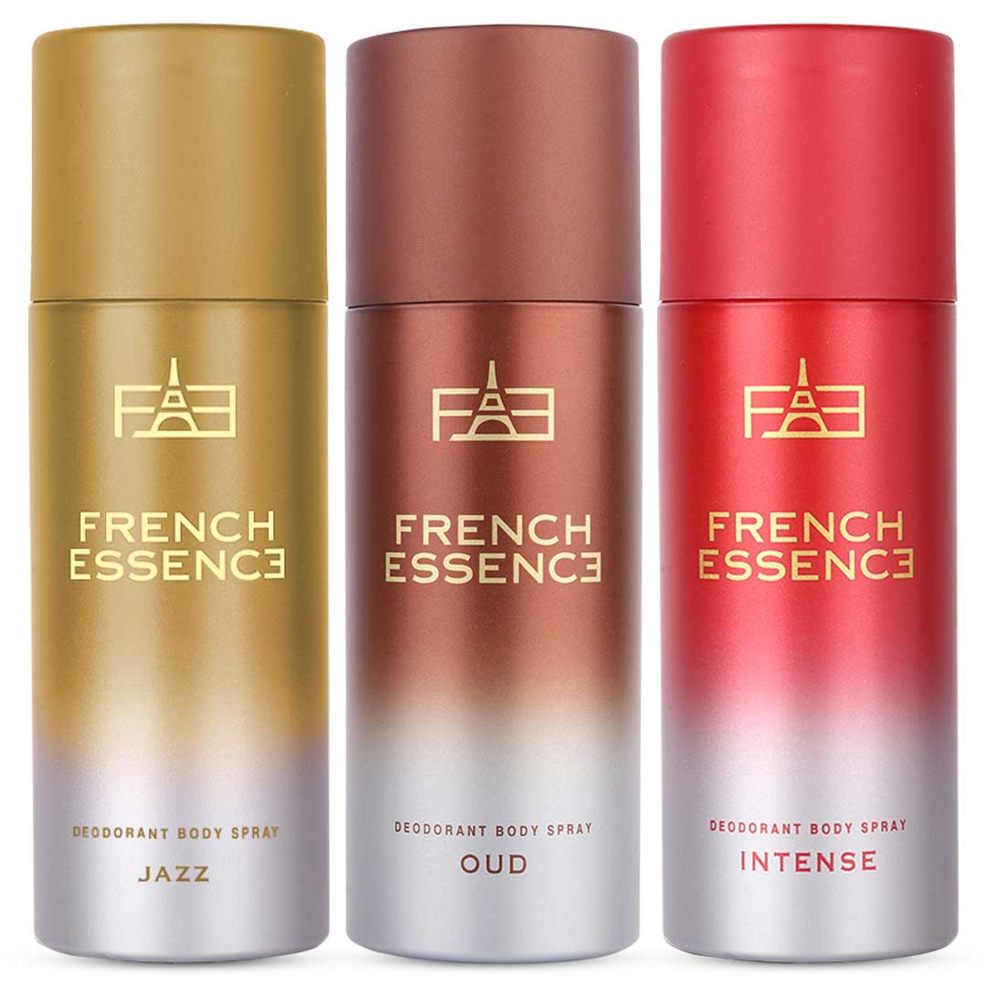 Luxury Unisex Deodorant Body Spray Combo Pack 150ML Each (Pack of 3)