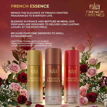 Luxury Unisex Deodorant Body Spray Combo Pack 150ML Each (Pack of 3)